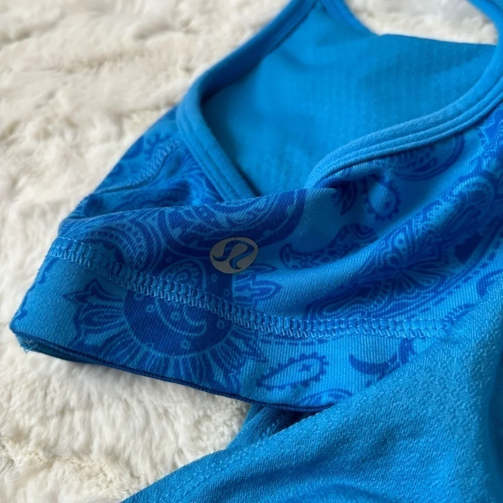 Lululemon Women's Blue No Limits Activewear Tank Top